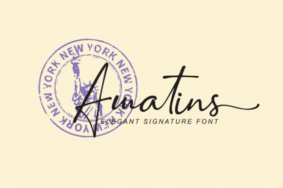 Amatins: Elevating Digital Brand Identity with a Dazzling Script Typeface