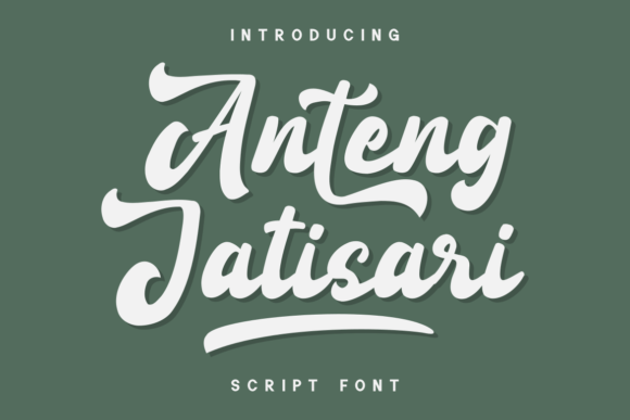 Anteng Jatisari: A Graceful Script Font for Editorial Elegance