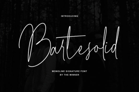 Bartesolid: The Delicate Script Font for Editorial Design
