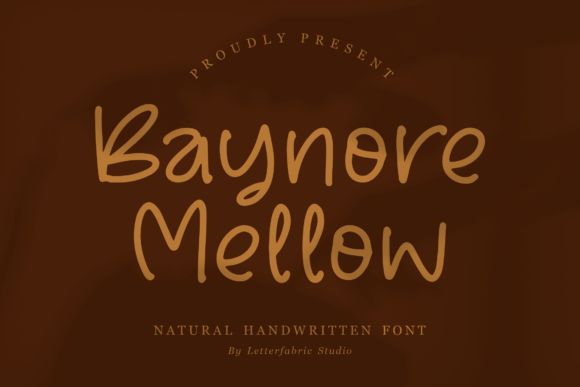 Baynore Mellow: A Soft Script Font for Editorial Design