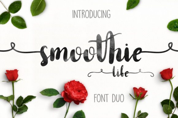 Be with Smoothie Life: A Handwritten Script Font for Crafters and Sellers