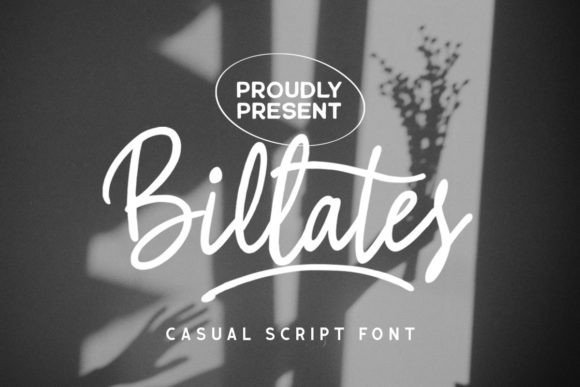 Billates: A Script Font for Relaxed Editorial Design