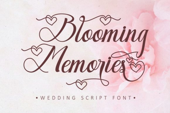 Blooming Memories: A Script Font for Polished Brand Identity