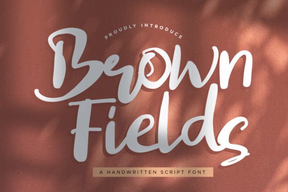 Brown Fields: The Script Typeface for Elevated Handmade Branding