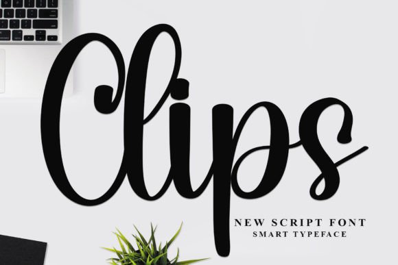 Clips: A Handwritten Script Font for Editorial Design