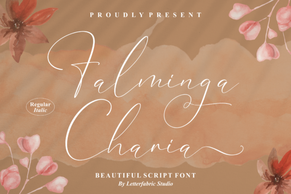 Falminga Charia: A Flowing Script Font for Handmade Branding