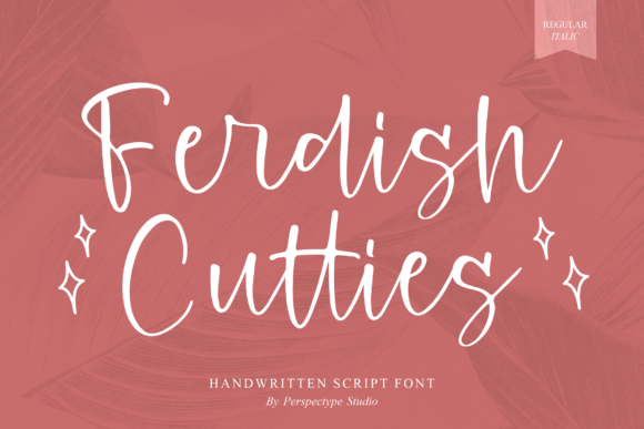 Ferdish Cutties: Elevate Your Brand Identity With This Premium Script Font