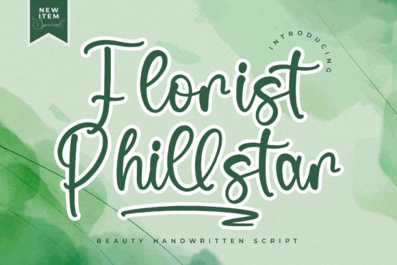 Florist Phillstar: A Handwritten Font for Modern Web Design