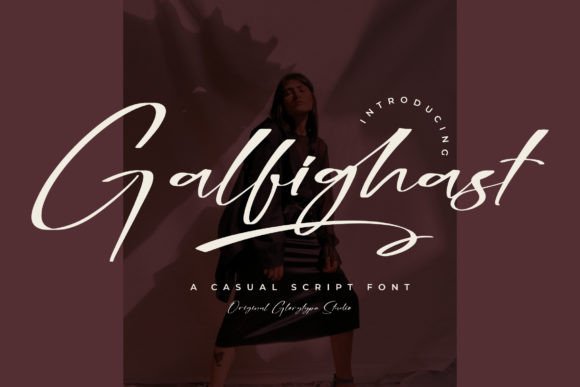 Galfighast: A Casual Script Font for Editorial Design