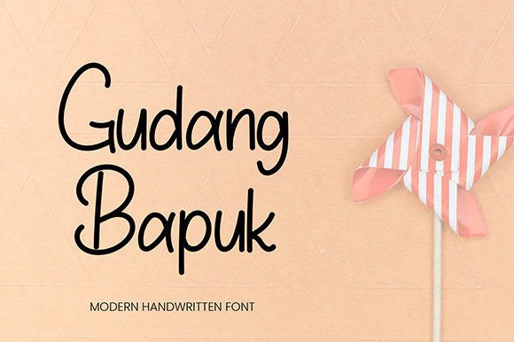 Gudang Bapuk: The Script Font That Elevates Campaign Visuals