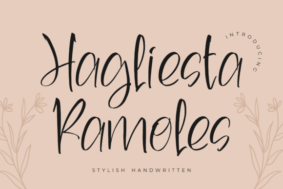 Hagliesta Ramoles: A Handwritten Script Font for Creative Makers