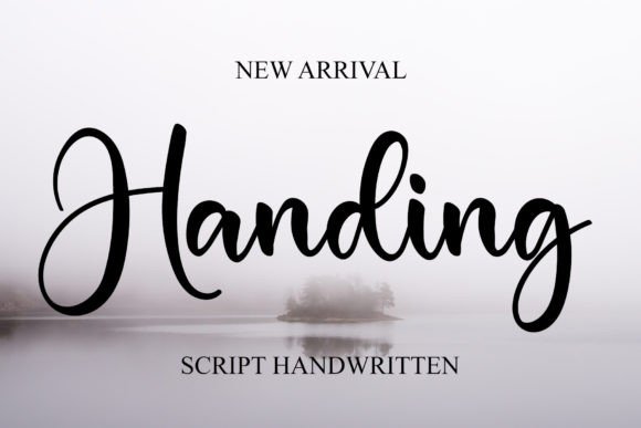 Handing: A Script Font for Elegant Web Design and Brand Identity