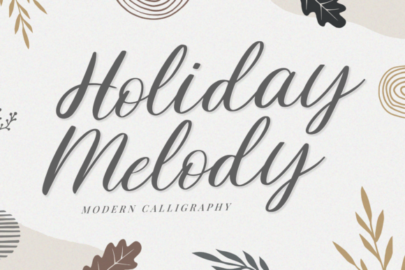 Holiday Melody: A Playful Script Font for Creative Branding Projects