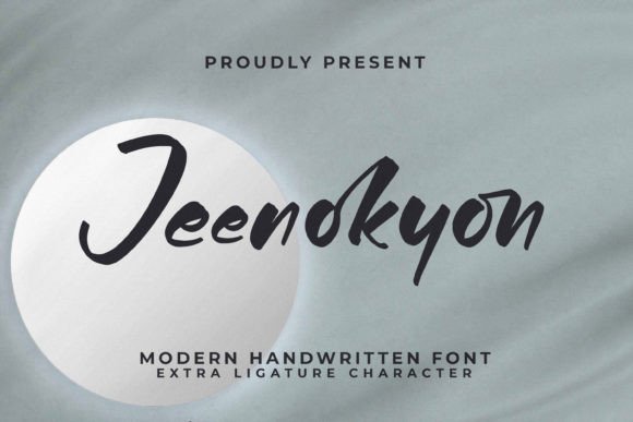 Jeenokyon: The Handwritten Script Font for Authentic Brand Identity