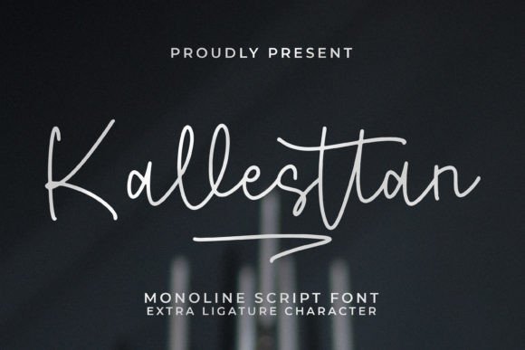 Kallesttan: The Premium Script Font for Polished Brand Identity