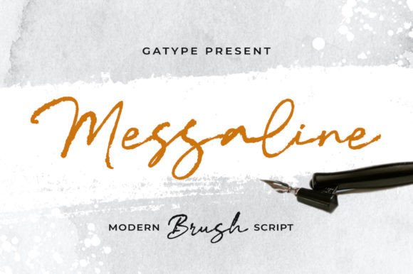 Messaline: A Relaxed Script Typeface for Modern Editorial Design