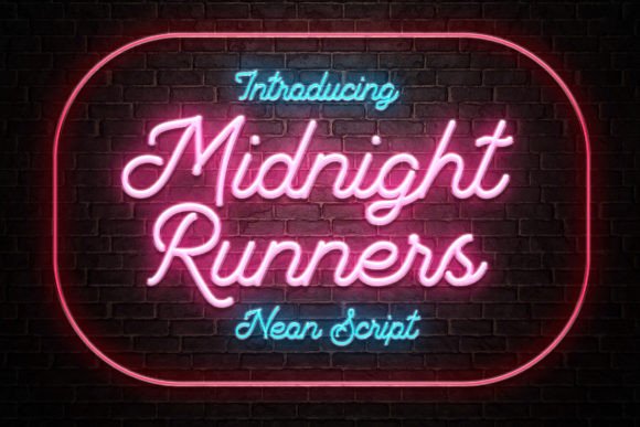 Midnight Runners: A Script Font for Modern Editorial Design