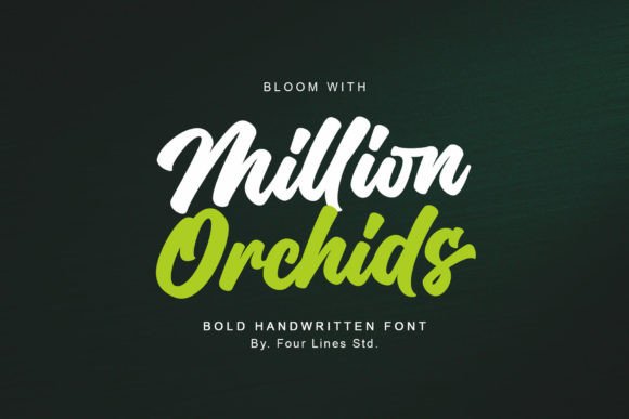 Million Orchids Font: Elevate Your Brand Identity