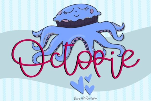 Octopie: A Bouncy Script Typeface for Handmade Brands