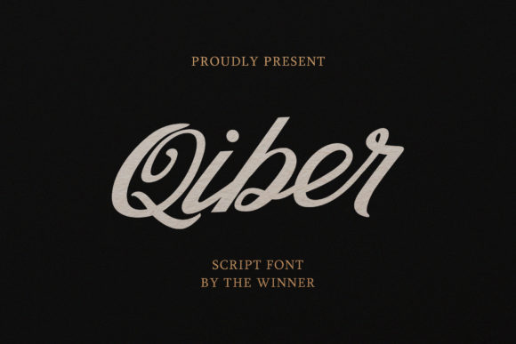 Qiber: The Delicate Script Typeface for Elegant Editorial Design