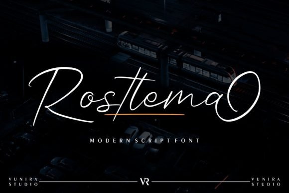 Rostlema: The Handwritten Font for Authentic Brand Identity