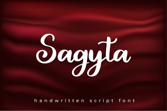 Sagyta: The Handwritten Script Font That Elevates Your Brand Identity