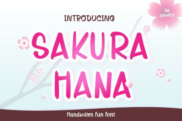 Sakura Hana: Elevate Your Brand Identity With This Elegant Script Font