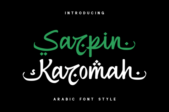 Sarpin Karomah: A Script Font for Distinctive Brand Identity