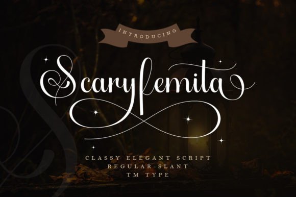 Scaryfemita: The Elegant Script Font for Polished Brand Identity