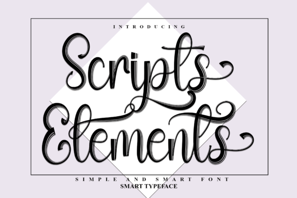 Scripts Elements: The Handwritten Typeface for Authentic Brand Identity