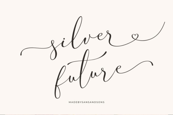 Silver Future: A Script Font for Modern Web Design