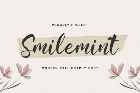 Smilemint Typeface: Elevate Campaign Visuals With Elegant Script Design