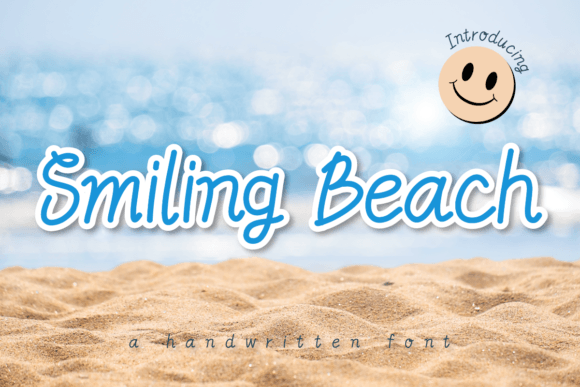 Smiling Beach: A Handwritten Font for Authentic Brand Identity