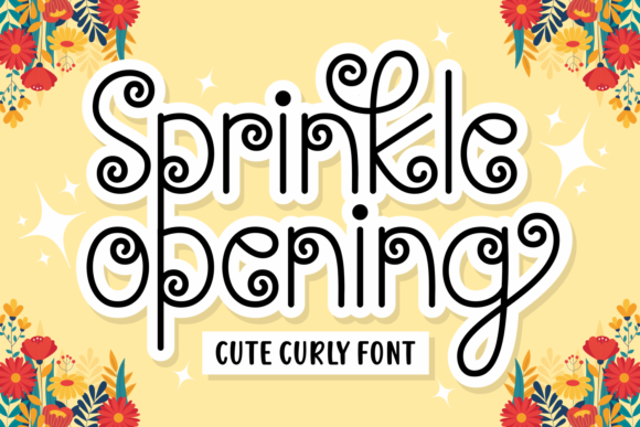 Springkle Opening: A Handwritten Font for Modern Web Design