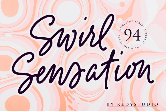 Swirl Sensations: A Handwritten Script Font for Editorial Design