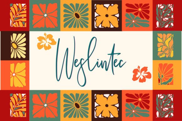 Weslintec: The Whimsical Script Font for Handmade Labels and Invitations